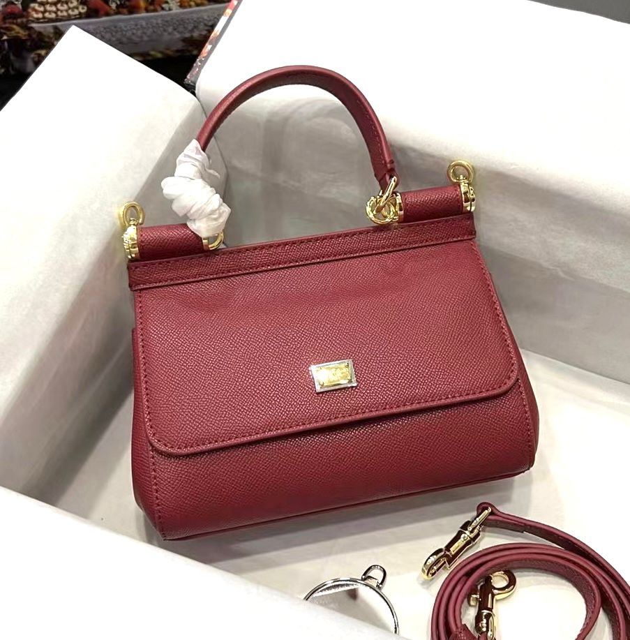 Dolce&Gabbana Sicily bag in a red tone. image 1