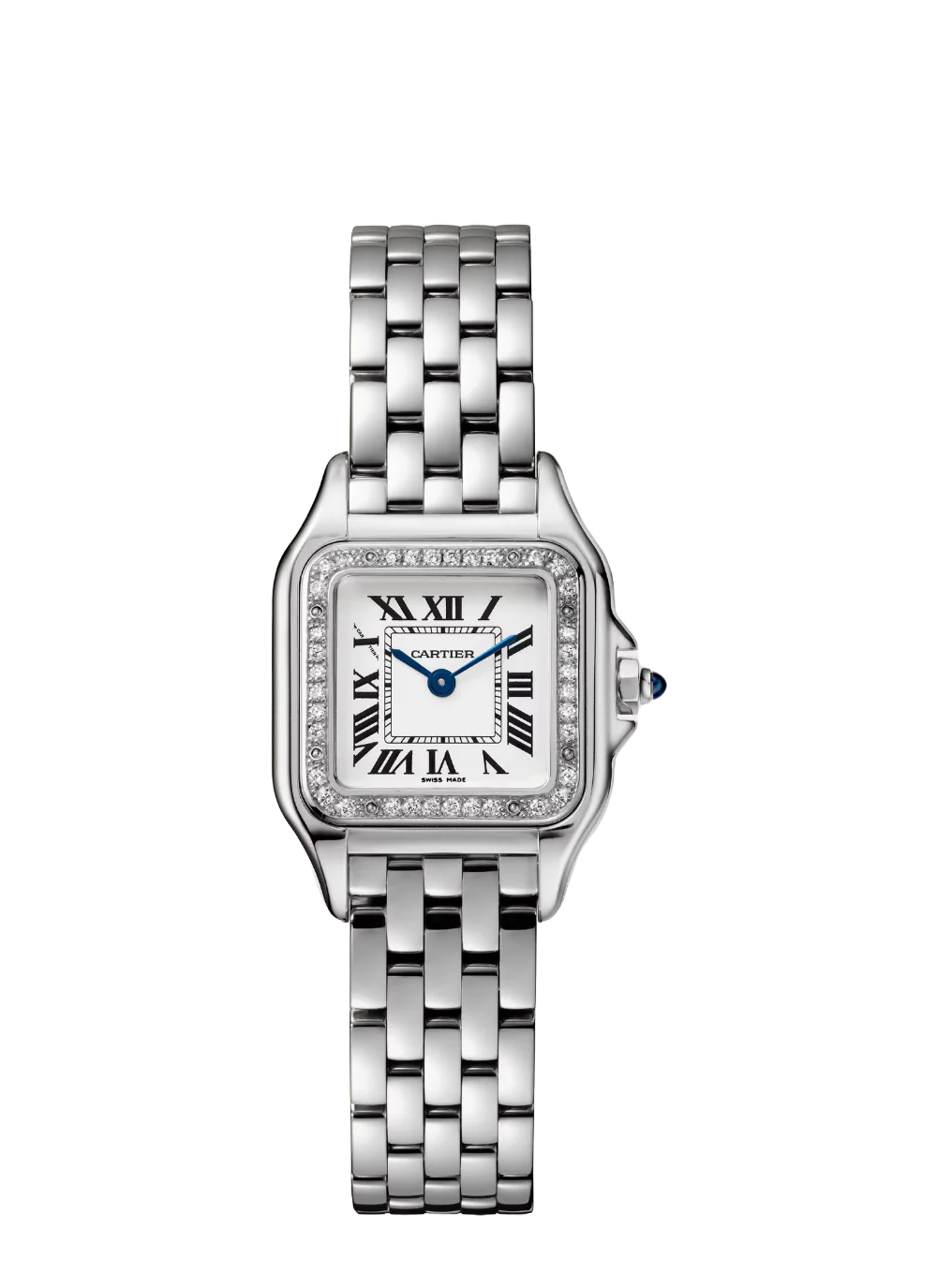 Cartier Panthere Small Model Steel & Diamonds image 1
