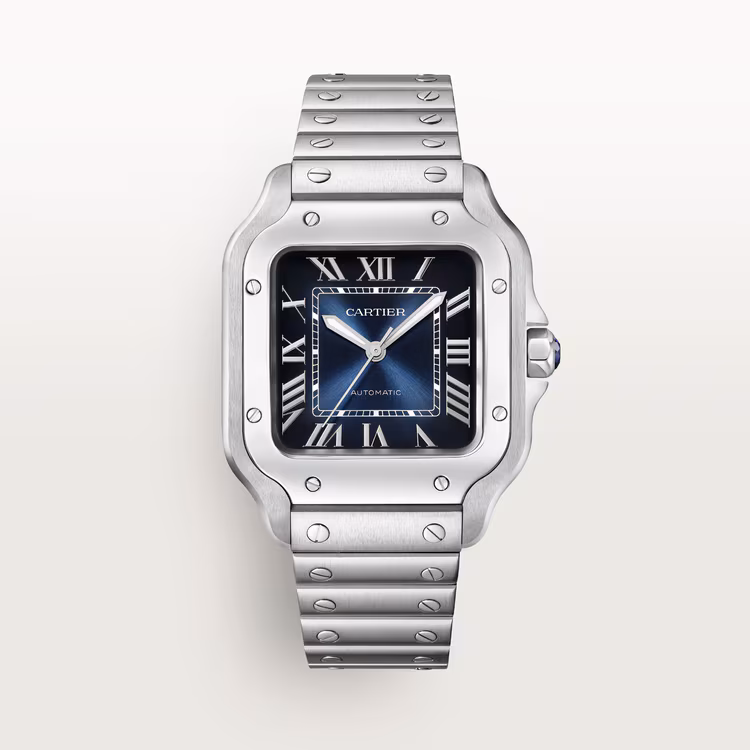 Cartier Santos "Medium Model" Blue image 1