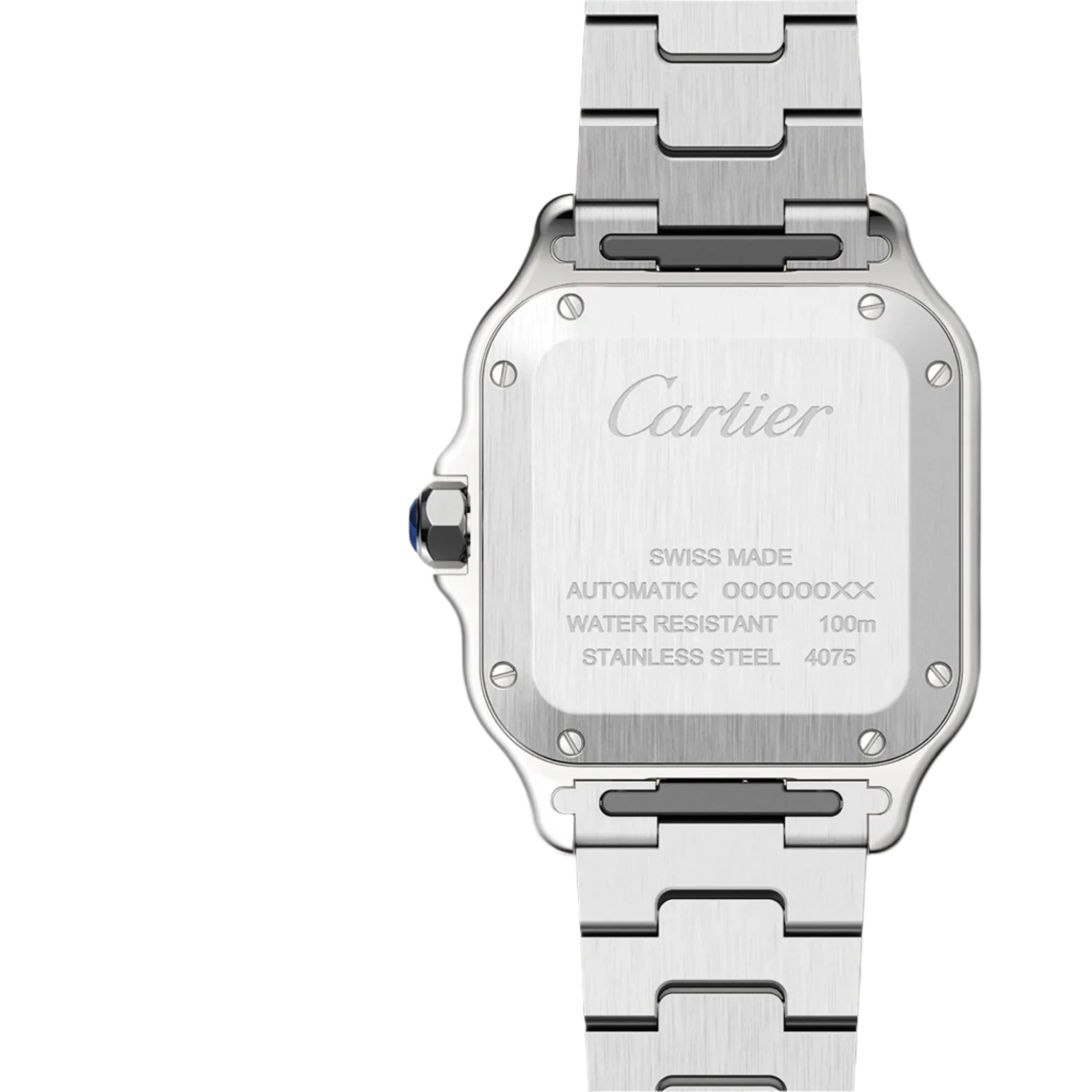 Cartier Santos "Medium Model" White Dial image 2